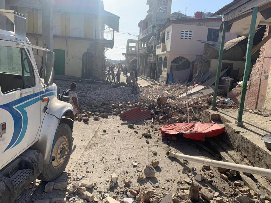 Caritas en Kerk in Nood helpen slachtoffers aardbeving in Haiti