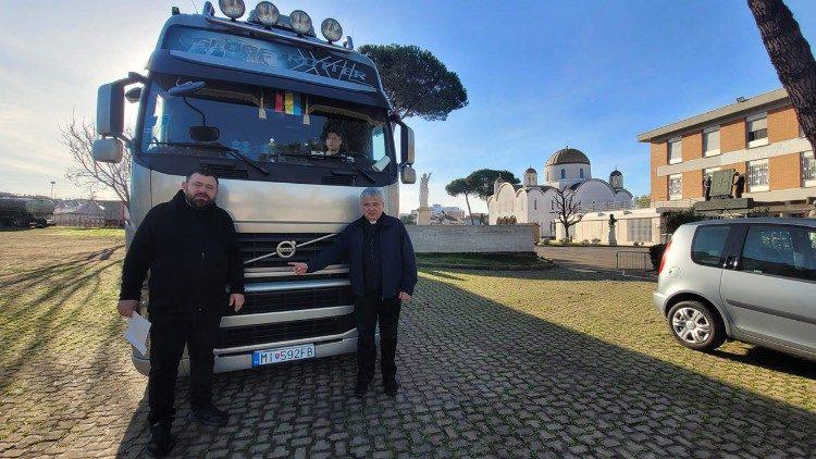 Hulptransport van Vaticaan vertrokken naar Zaporizja